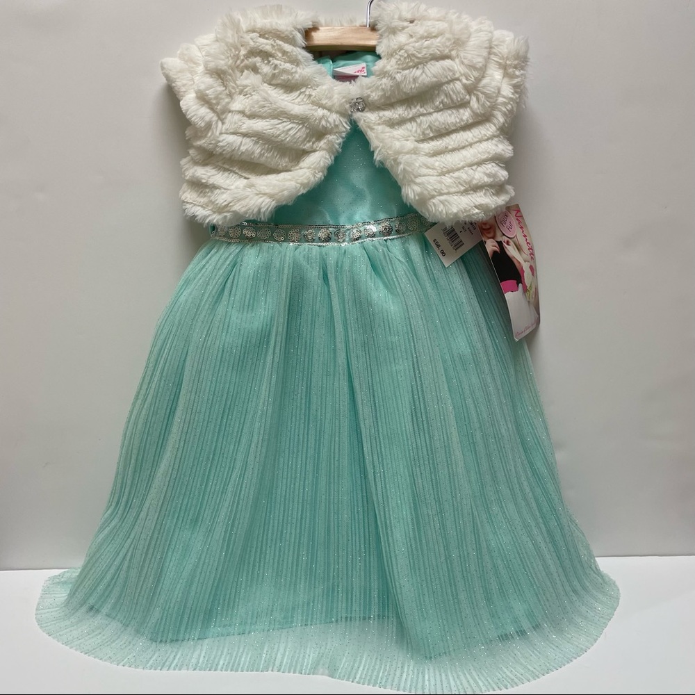 Nannette Aqua Dress Sz 4
